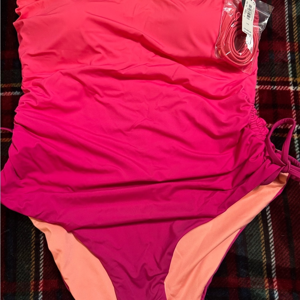 Victoria's Secret Pink and Orange suit with matching wrap - Picture 4 of 5